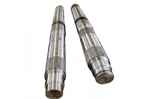 Two stepped shafts