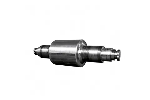 Stepped shaft with flange