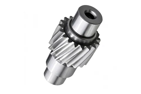 Helical gear shaft