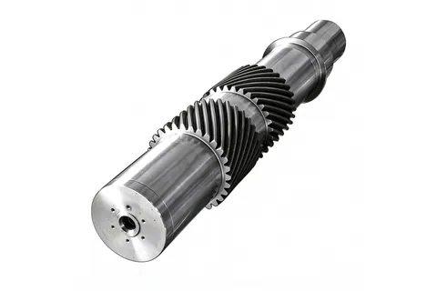 Helical gear shaft
