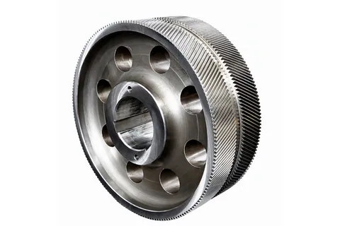 Large gear with lightening holes