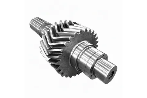 Herringbone gear shaft